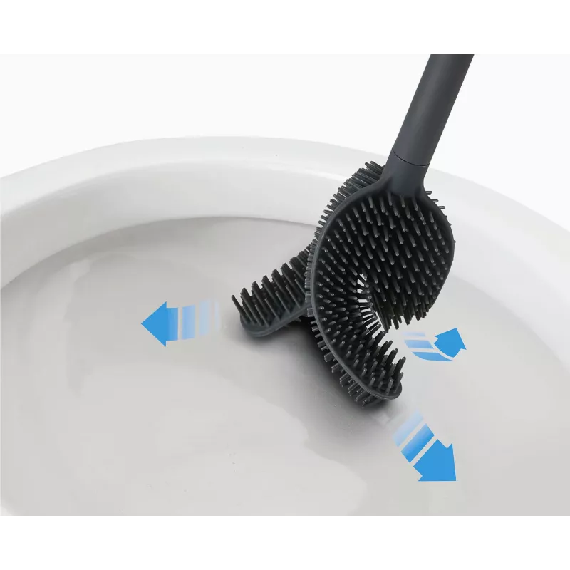 Escova de sanita Joseph Joseph Flex 360 aço inoxidável