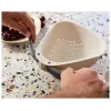 Joseph Joseph Droplet Escorredor grande com pegas dobráveis, Branco (1000007)