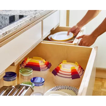 Joseph Joseph Nest Lock conjunto de 8 recipientes mistos para alimentos