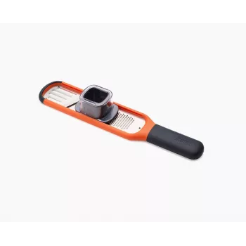 Joseph Joseph Handi-Grate ralador e fatiador mini 2 em 1 - laranja - aço inoxidável