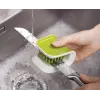 Joseph Joseph BladeBrush Escova verde para limpeza de facas e talheres