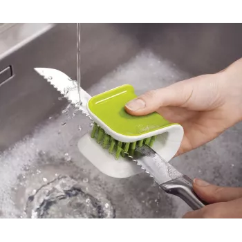 Joseph Joseph BladeBrush escova de limpeza de facas e talheres verde