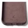 Capa de pele Mujjo para iPhone 17 Pro Max com MagSafe (Bronze Red)