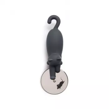 Cortador de pizza OTOTO Kitty Cut - design de gato preto e branco