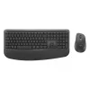 Conjunto de teclado e rato sem fios Logitech MK880 For Business - grafite - layout francês suíço