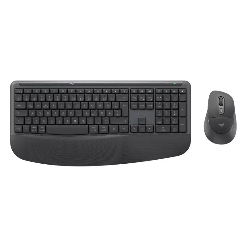 Conjunto de teclado e rato sem fios Logitech MK880 For Business - grafite - layout francês suíço