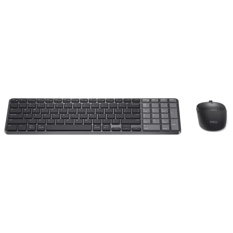 Conjunto de teclado e rato compacto recarregável Dell Pro 7 - KM746 - preto - layout alemão