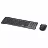 Conjunto de teclado e rato compacto recarregável Dell Pro 7 - KM746 - preto - layout alemão