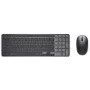 Conjunto de teclado e rato compacto recarregável Dell Pro 7 - KM746 - preto - layout alemão