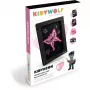 Conjunto de decoração de parede iluminado KIDYWOLF 3 peças princesa
