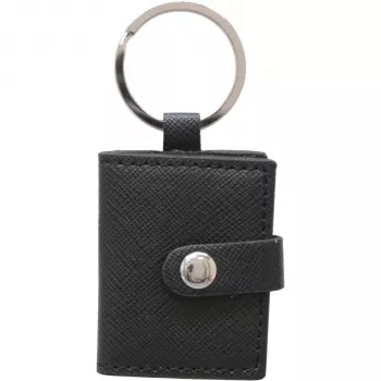Porta-chaves DEKNUDT preto 3,5x4,5 pele sintética S59NS3