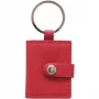 Porta-chaves DEKNUDT vermelho 3,5x4,5 pele sintética S59NS4