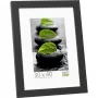 Moldura individual de madeira DEKNUDT S44CF2 30x40 preta - vertical e horizontal