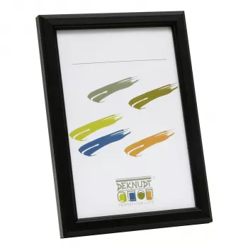 Moldura de madeira Deknudt S236K2 13x18 preta
