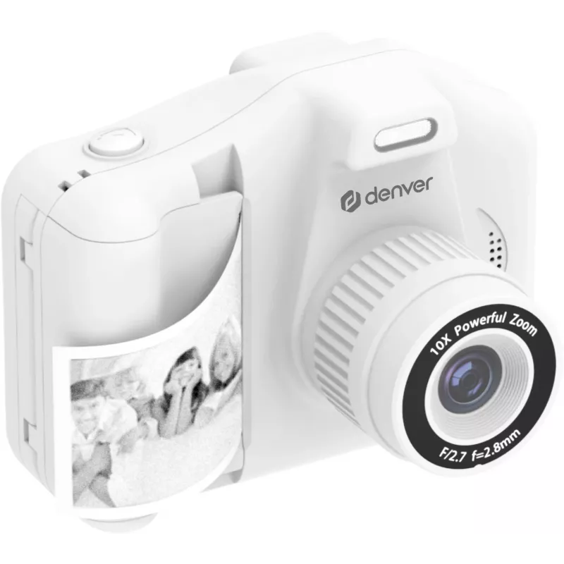 Denver KPC-1370W Máquina fotográfica infantil branca com impressora 2,8