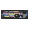 Logickeyboard LKB-EDIUS-A2PC-DE Teclado tamanho completo (100%) USB com interruptores tesoura QWERTZ preto