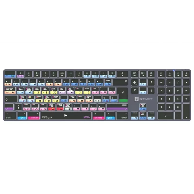 Logickeyboard Avid Media Composer - Pro Titan FR Mac (LKB-MCOMP-TM-FR)