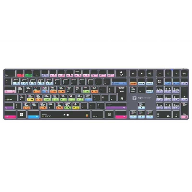 Teclado Logickeyboard FL Studio Titan UK PC LKB-FLS-TPC-UK