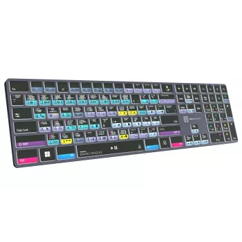 Teclado Logickeyboard DaVinci Resolve Classic Titan FR PC (francês AZERTY)