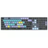 Logickeyboard DaVinci Resolve Classic Titan DE (Mac) - Layout alemão, USB com fio, teclado de edição com retroiluminação