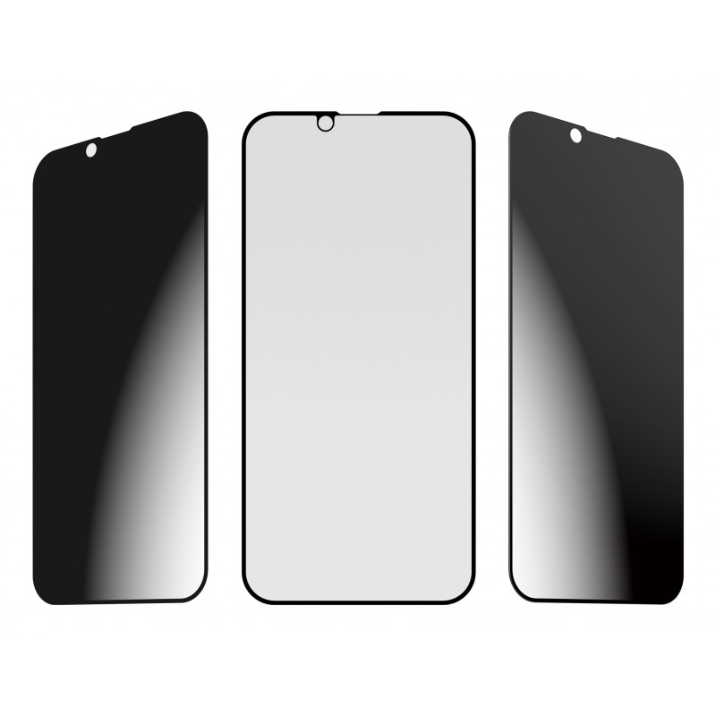 Protetor de ecrã com privacidade 2 vias PanzerGlass para iPhone 17e/16e/14/13/13 Pro, Ultra-Wide Fit com FastFit In-A-Box (PG02105)