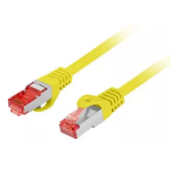 Cabo Patch LANBERG Cat.6 S/FTP LSZH CU 3,0m Amarelo Fluke Certified (PCF6-10CU-0300-Y)