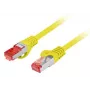 Cabo Patch LANBERG Cat.6 S/FTP LSZH CU 3,0m Amarelo Fluke Certified (PCF6-10CU-0300-Y)