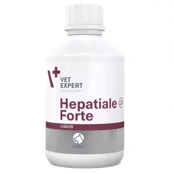 VetExpert Hepatiale Forte Liquid 250ml - Suplemento de Apoio Hepático para Cães e Gatos