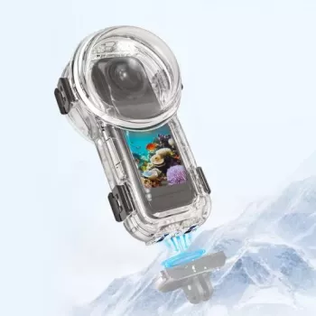 PULUZ Caixa Subaquática à prova de água até 60m para Insta360 X5 / X5 / PU760T