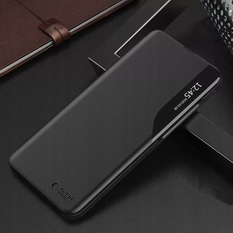 TECH-PROTECT Smart View Booklet Capa para Xiaomi Redmi Note 14 Pro 5G / Poco X7 5G - Preto