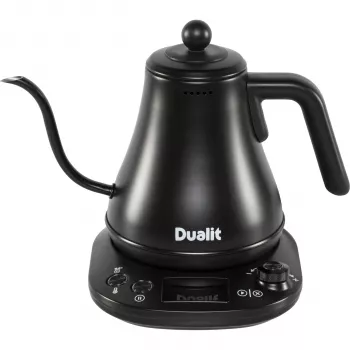 Dualit Chaleira Pour Over 0.8L Aço Inoxidável Escovado 1000W