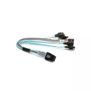 Supermicro CBL-0118L-02 Cabo Breakout Mini-SAS para SATA, 4-Lane, 23 cm