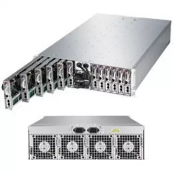 Supermicro SuperServer 5038ML-H12TRF Servidor Barebone Rackmount 3U 12-Node Preto