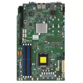 Supermicro X11SCW-F motherboard LGA1151 socket C246 chipset Micro-ATX DDR4 128GB 2x Gigabit LAN IPMI Retail Pack