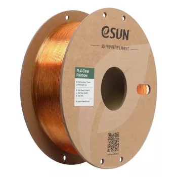 eSUN PLA Clear 1,75mm Flame Crystal 1kg Filamento para impressora 3D