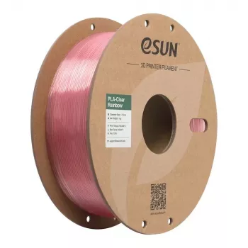 eSUN PLA Clear Filamento 1,75mm Pink Crystal 1kg