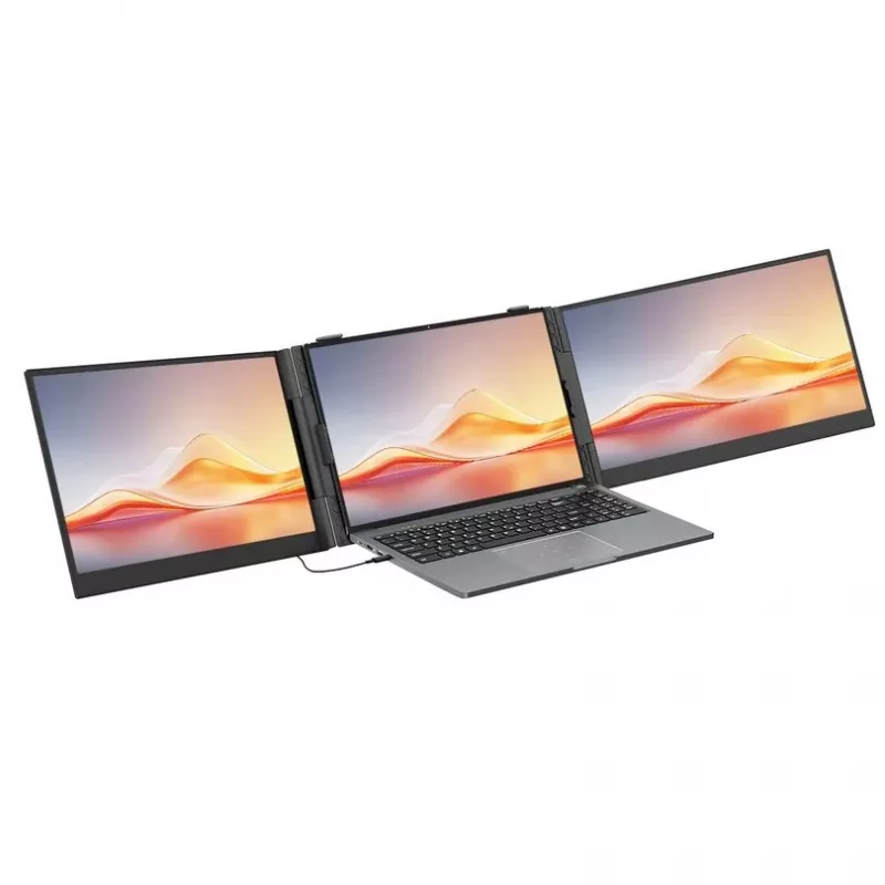 Blackview DCM6 Pro Monitor portátil IPS duplo de 14 polegadas, Full HD, 60Hz, USB-C, Mini HDMI
