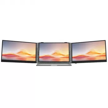 Blackview DCM6 Pro Monitor portátil IPS duplo de 14 polegadas, Full HD, 60Hz, USB-C, Mini HDMI