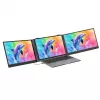 BLACKVIEW DCM8 Pro Monitor portátil IPS duplo de 15,3 polegadas, 2x Full HD, 60Hz, USB-C, Mini HDMI, altifalantes integrados, HDR10, dobrável