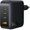 Baseus EnerFill FH11 Carregador Rápido GaN 140W 3xUSB-C + 1xUSB-A Preto