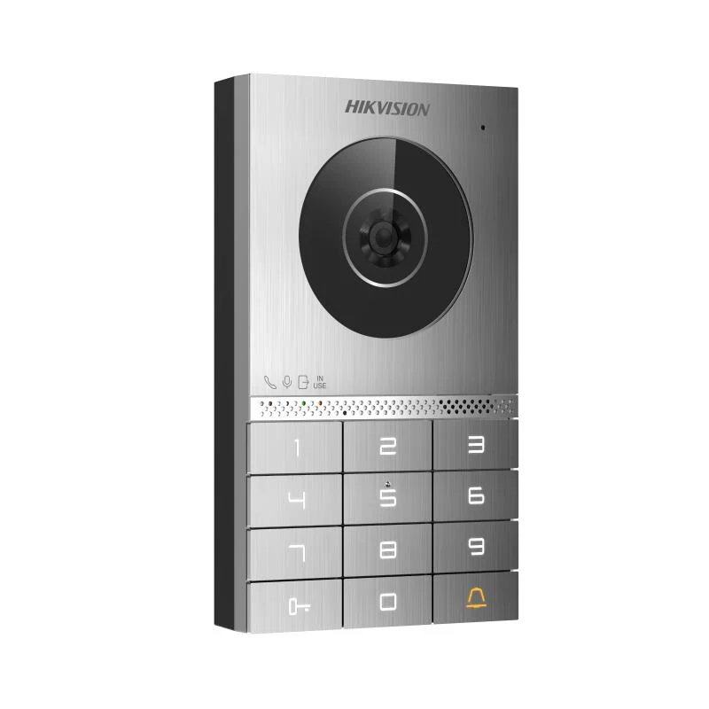 Hikvision DS-KV7023EY-IME2 Posto de vídeo porteiro, 2 MP, PoE, IP65, IK08, Mifare