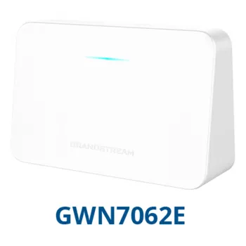 Router wireless Gigabit dual-band Grandstream GWN7062E Wi-Fi 6 AX3000 com VPN e Mesh