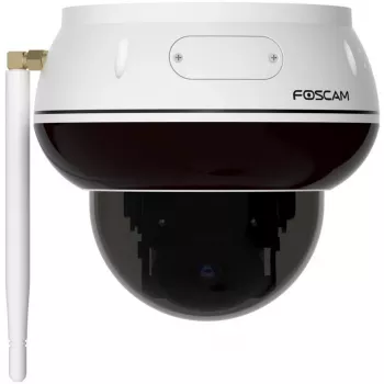 Foscam D8T-W Branco 4K 8MP Câmara de Segurança IP Dome PTZ Wi-Fi 6 para Exterior com Deteção por IA, Resistência ao Vandalismo IK10, Proteção Contra Intempéries IP66