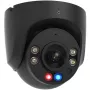 Foscam W5EP Câmara de Vigilância Preto 5MP (3072x1728), PoE, Holofote Integrado, Luzes de Aviso Vermelhas e Azuis e Sirene