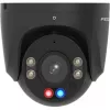 Foscam W5EP Câmara de Vigilância Preto 5MP (3072x1728), PoE, Holofote Integrado, Luzes de Aviso Vermelhas e Azuis e Sirene