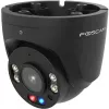 Foscam W5EP Câmara de Vigilância Preto 5MP (3072x1728), PoE, Holofote Integrado, Luzes de Aviso Vermelhas e Azuis e Sirene