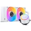 Jonsbo TG-240 Refrigeração Líquida CPU AiO, ARGB - 240mm, Branco