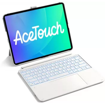Inateck Keyboard Ace Touch iPad 13 Compatível QWERTZ branco