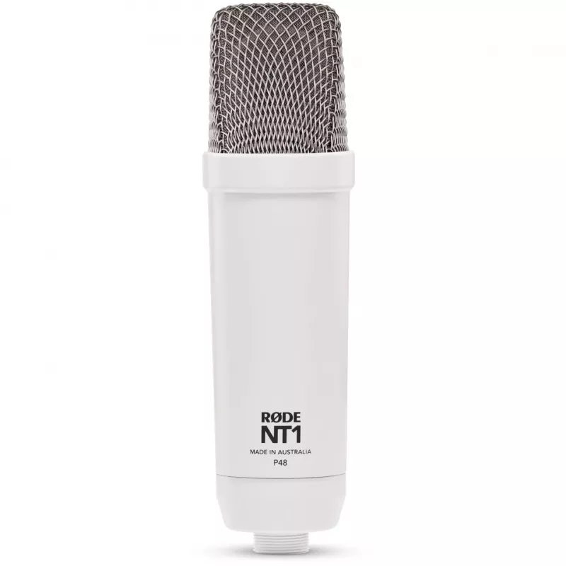 RODE NT1 Signature White - microfone condensador de grande diafragma