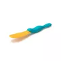 OTOTO Splatypus Espátula para Frigideira com Ranhuras e Espátula - Preto com Detalhes Laranja - Nylon e Silicone Apto para Contacto Alimentar